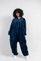 Peony Comfort Onesie - Navy Blue