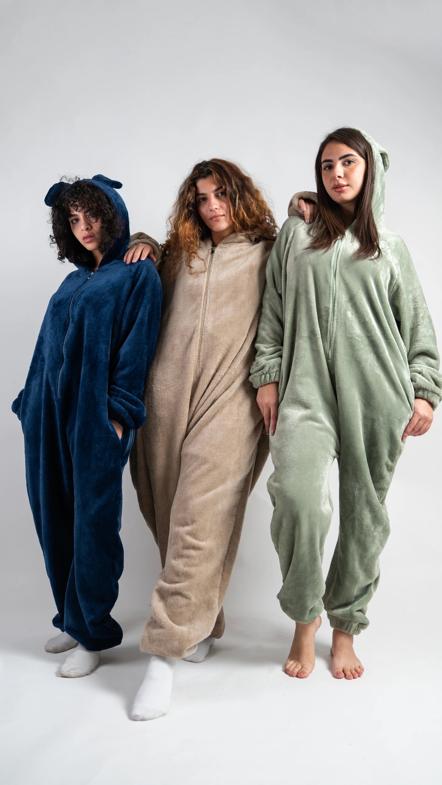 Peony Comfort Onesie - Navy Blue