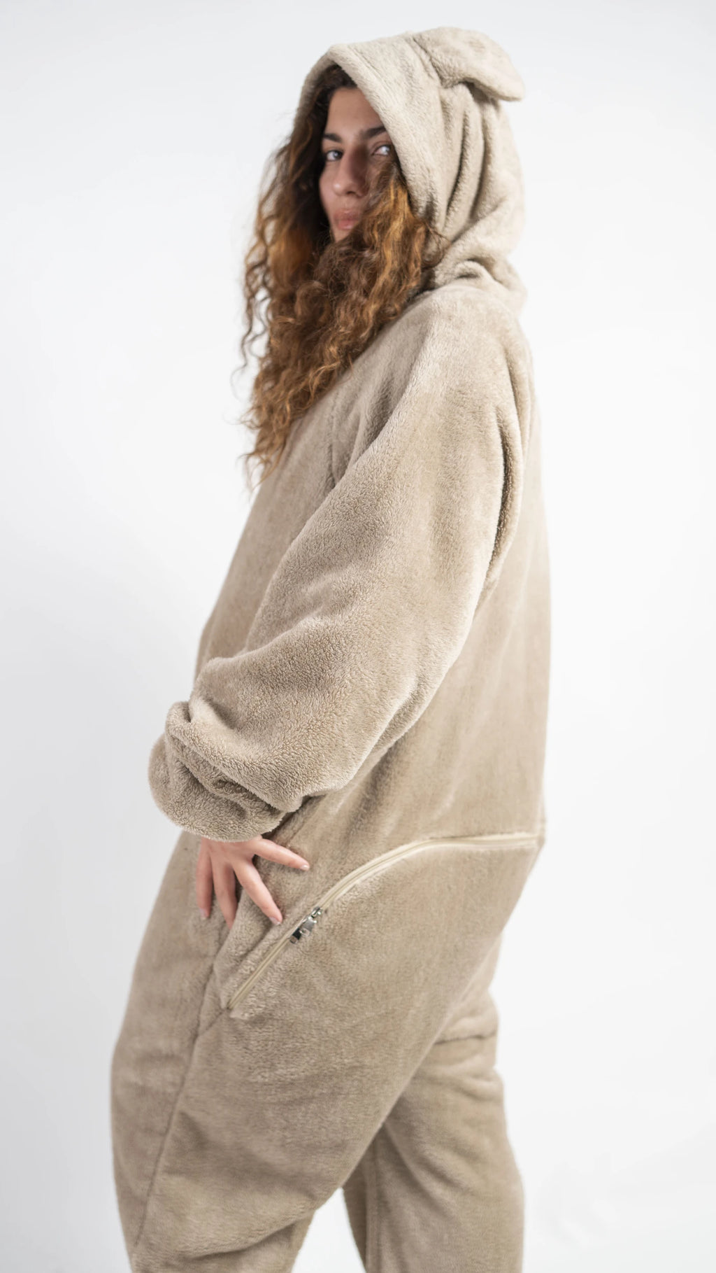 Peony Comfort Onesie - Light Beige