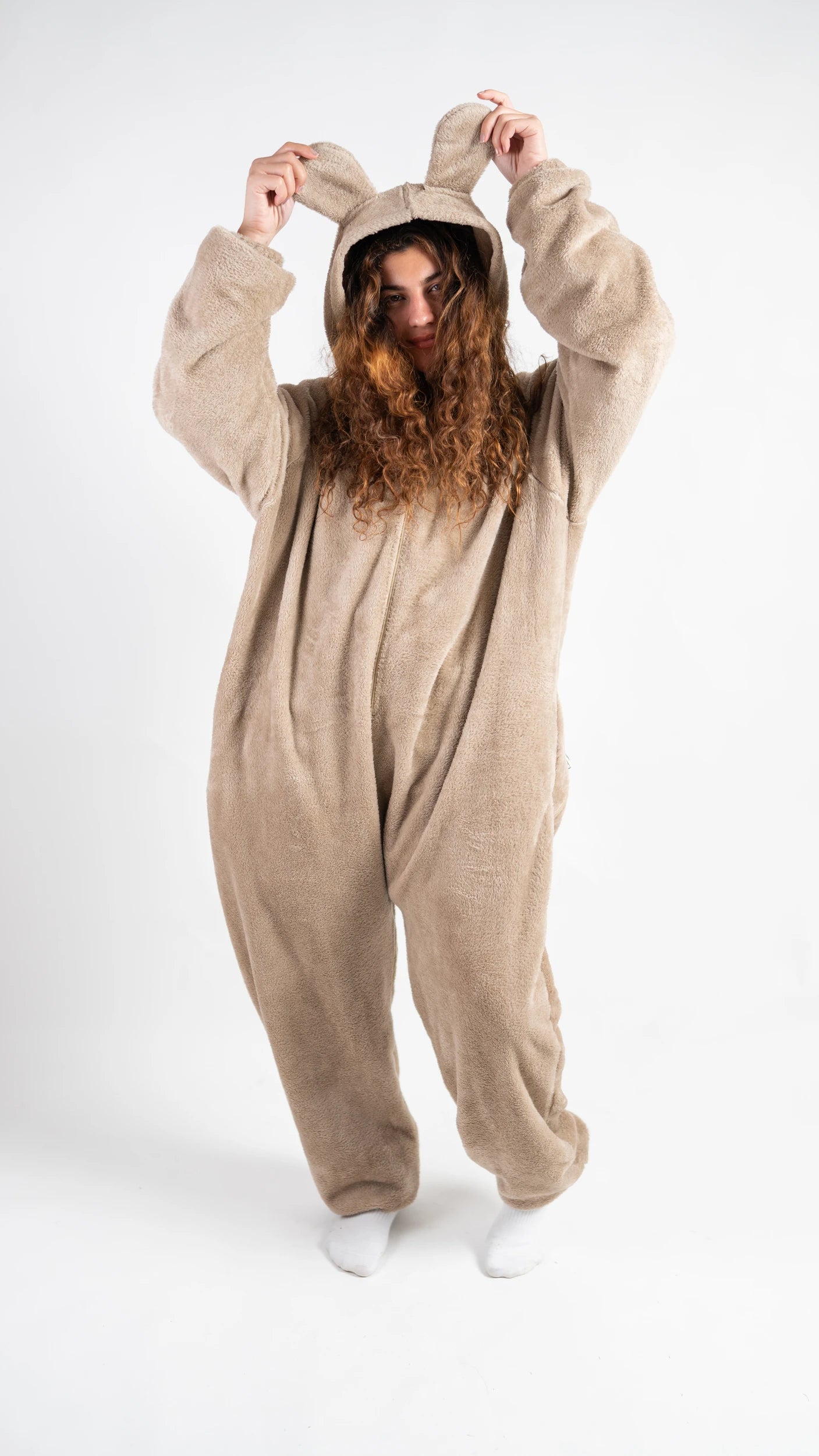 Peony Comfort Onesie - Light Beige
