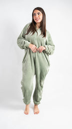 Peony Comfort Onesie - Mint Green
