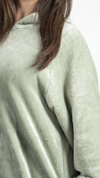 Peony Comfort Onesie - Mint Green