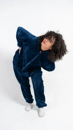 Peony Comfort Onesie - Navy Blue
