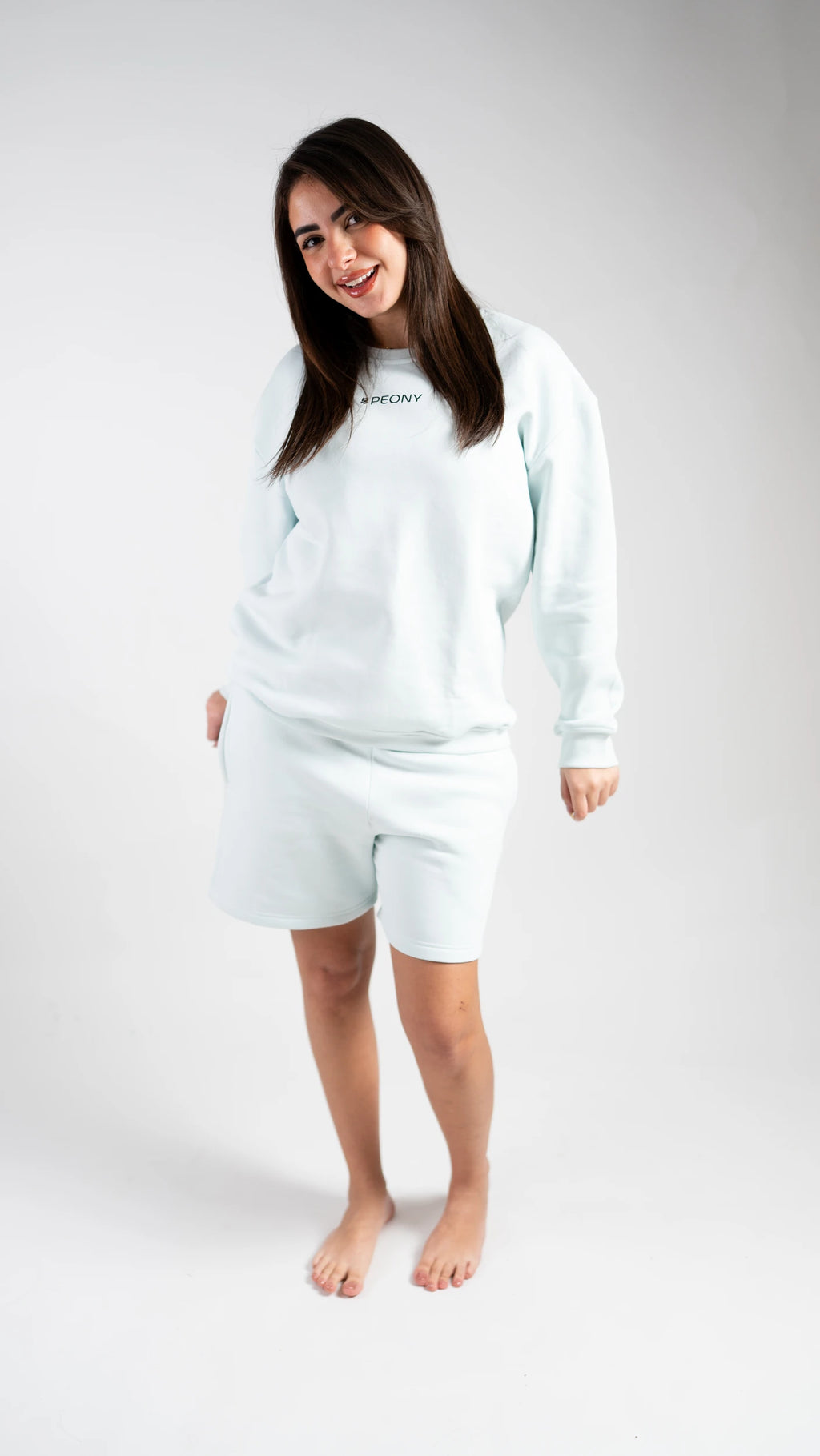 Peony Home Ease Short Set - Light Blue