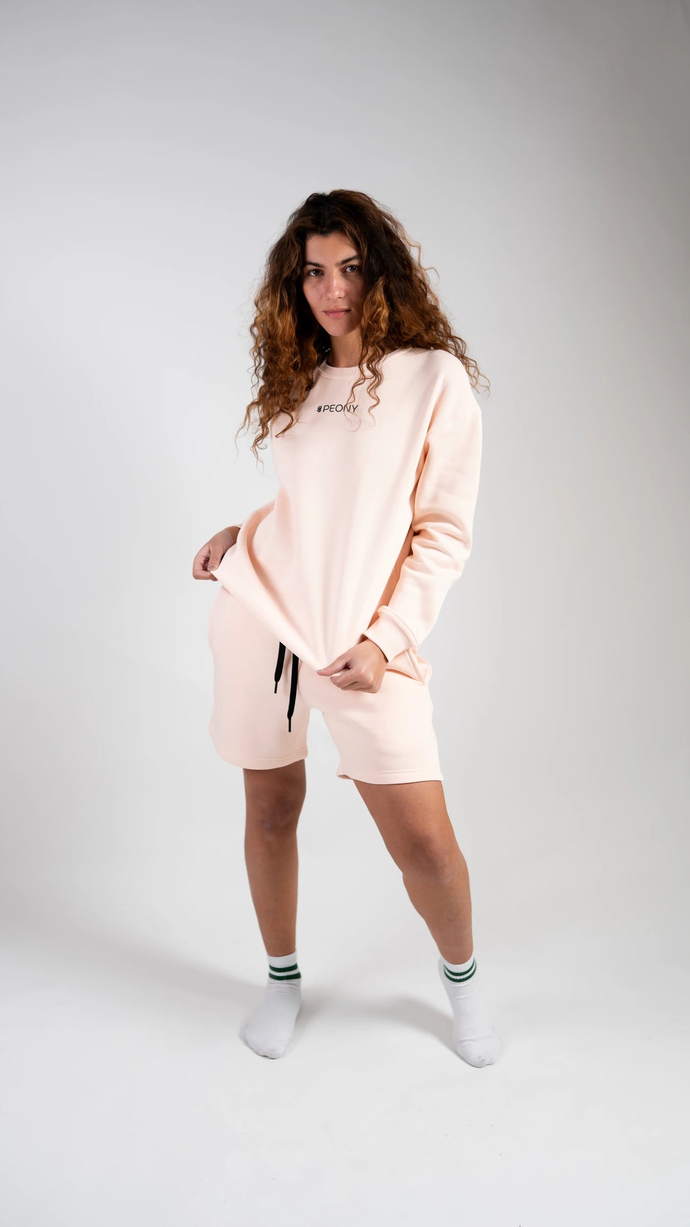 Peony Home Ease Short Set - Salmon