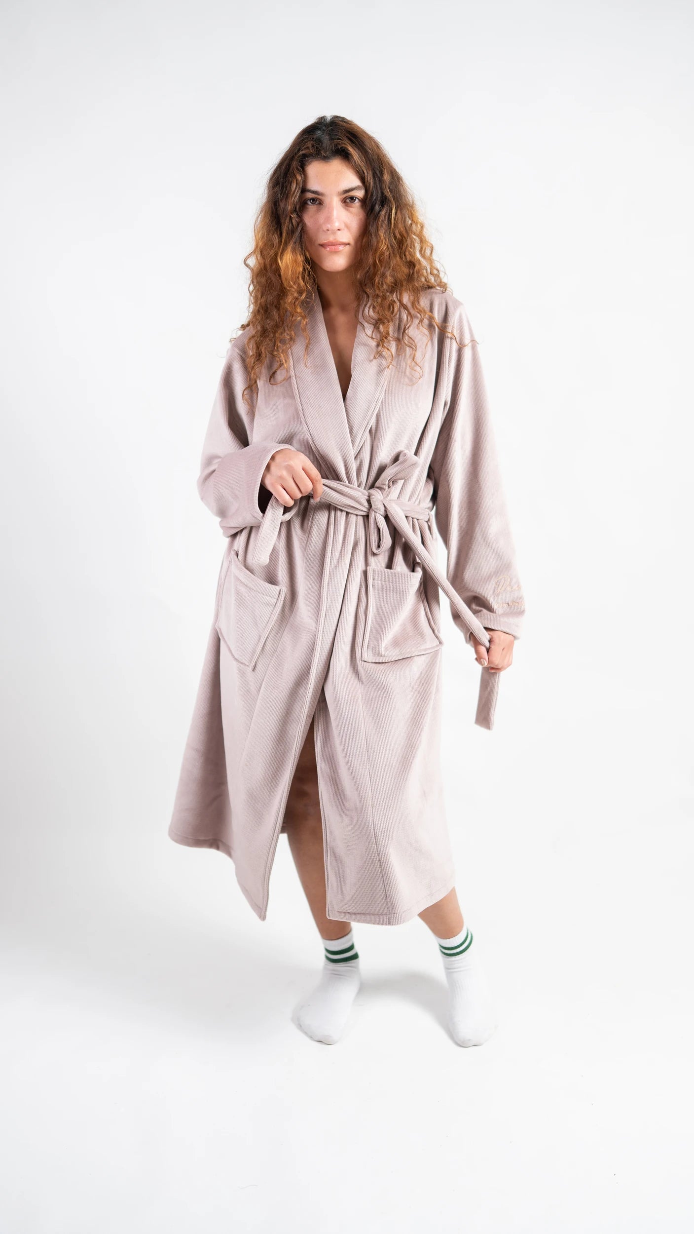 Peony Robe - Beige