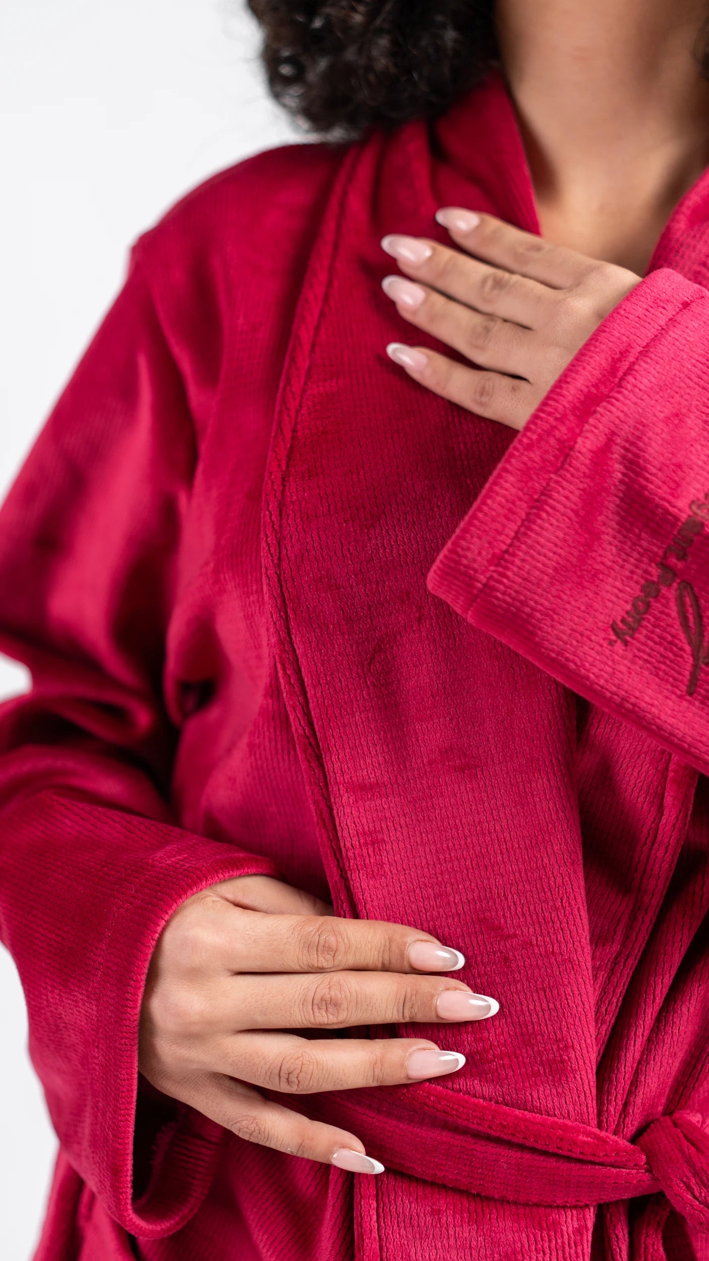 Peony Robe - Burgundy