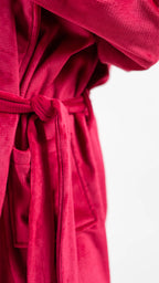Peony Robe - Burgundy