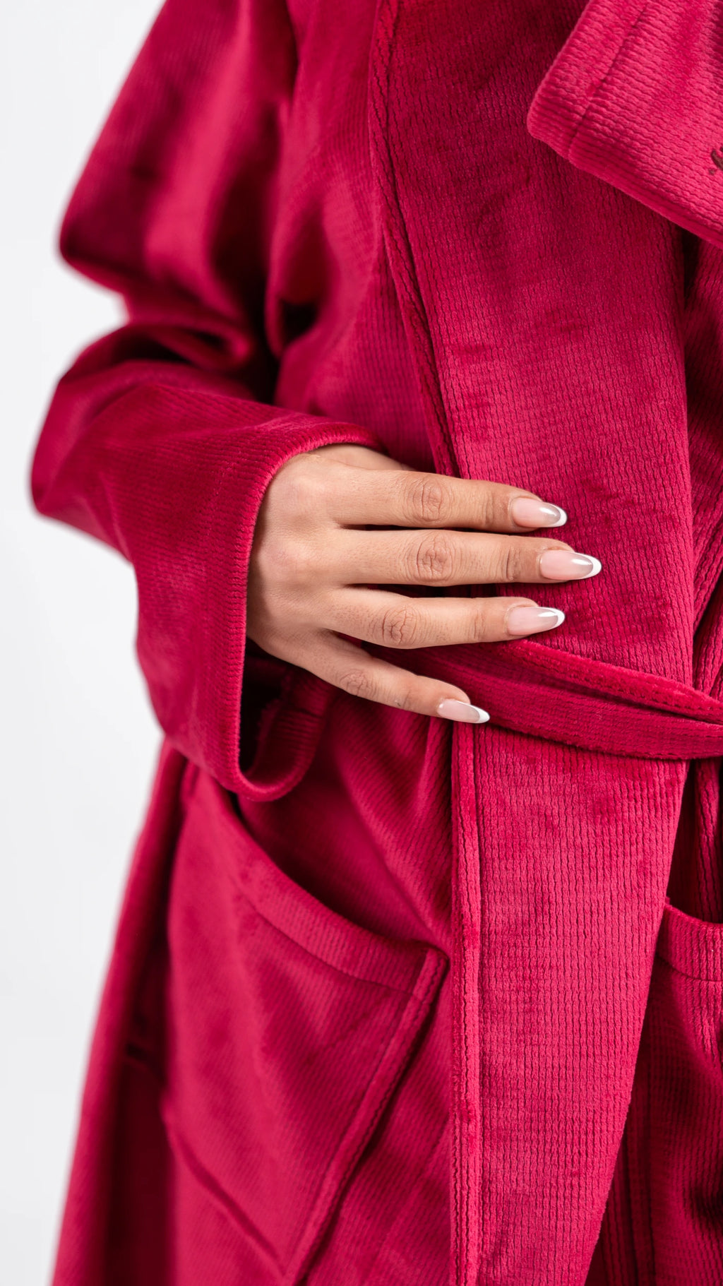 Peony Robe - Burgundy