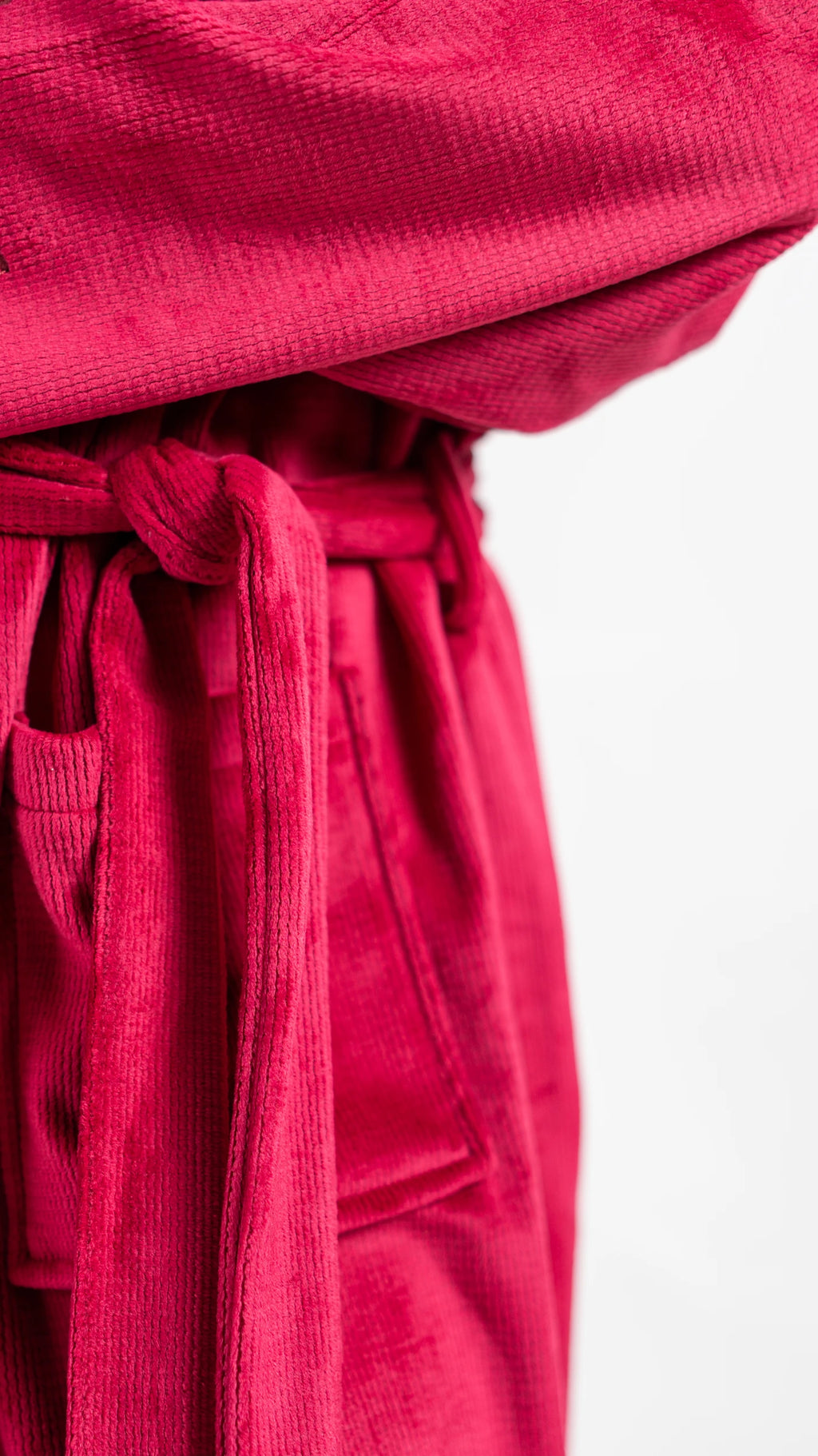 Peony Robe - Burgundy