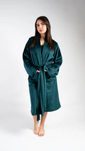 Peony Robe - Dark Olive