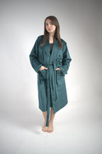 Peony Robe - Dark Olive
