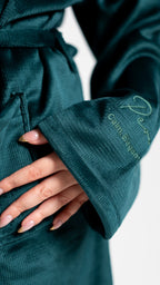 Peony Robe - Dark Olive