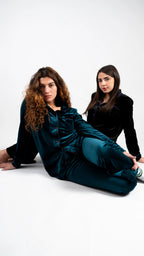 Peony Velvet Sleep Set - Janzari