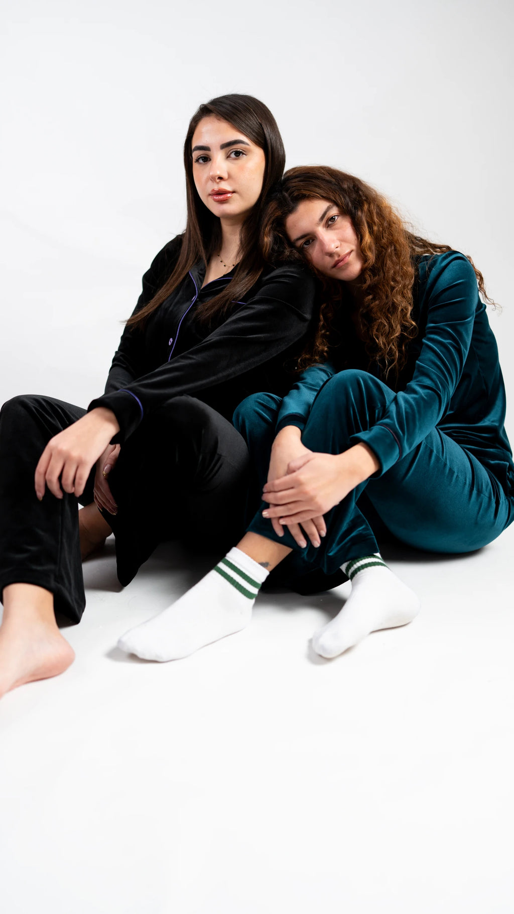 Peony Velvet Sleep Set - Janzari